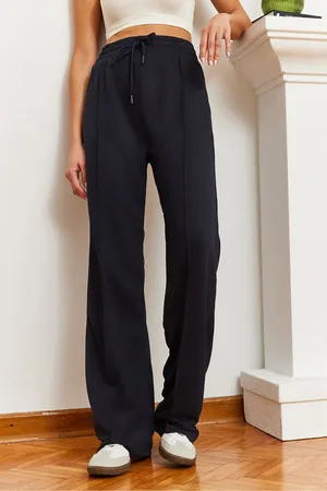Bianco Lucci Lässige Jogginghose Mit Weitem Bein 2396 für Damen - L