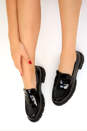SOHO Schwarze Freizeitschuhe Aus Lackleder für Damen - 39