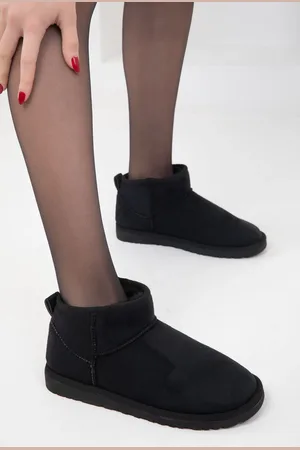 SOHO Stiefel Und Stiefeletten Aus Schwarzem Wildleder für Damen - 40