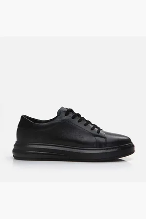 YAYA Schwarze Freizeitschuhe Aus Echtem Leder für Herren - 42
