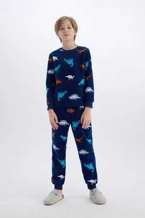 DeFacto 2-teiliges Polar-pyjama-set Für Jungen Mit Normaler Passform für Herren - 5–6 Jahre