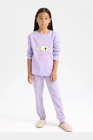 DeFacto 2-teiliges Pyjama-set Für Mädchen Mit Normaler Passform für Damen - 5–6 Jahre