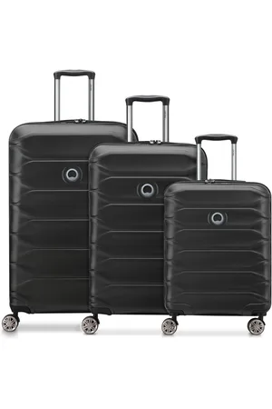 Delsey Meteor 4 Rad Kofferset 3-teilig Mit Dehnfalte für Herren - One Size