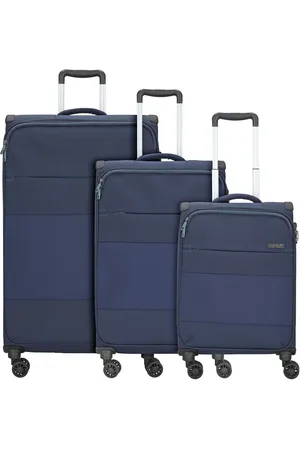 D&N Travel Line 9004 – 4-teiliges Roll-cofferset, 3 Tlg für Herren - One Size