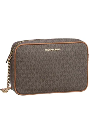 Michael Kors Jet Set Braune Leder Umhängetasche 32f1gj6c7b-200 für Damen - One Size