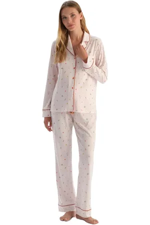 Dagi Pyjama-set, Nachtwäsche-set, Bequemer Pyjama , Atmungsaktiv, Loungewear-sets für Damen - S