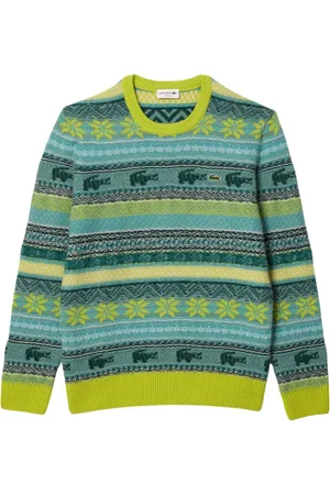 Lacoste Strickpullover Fair-isle-pullover für Herren - 2XL
