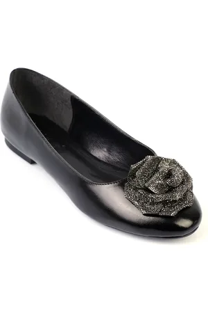 Capone Outfitters Ballerinas Mit Runder Zehenpartie Und Blumenmuster für Damen - 39