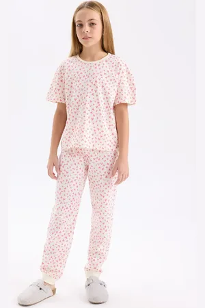 DeFacto 2-teiliges Pyjama-set Für Mädchen Mit Normaler Passform für Damen - 5–6 Jahre