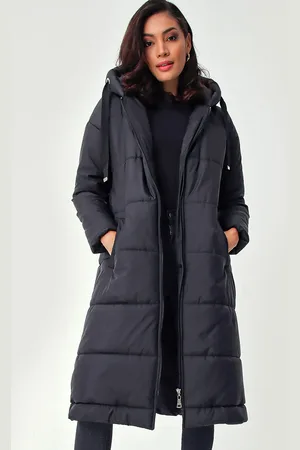 Bigdart 5120 Lange Pufferjacke Mit Kapuze – für Damen - 36