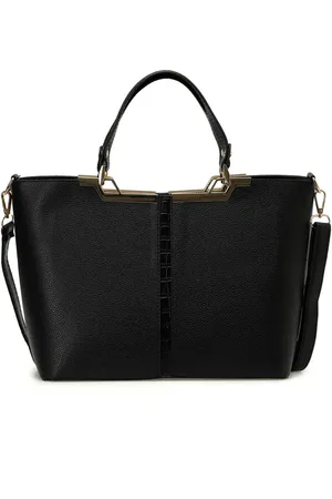 Butigo Hand 4fx Schwarze Handtasche Mit Hautzubehör für Damen - One Size
