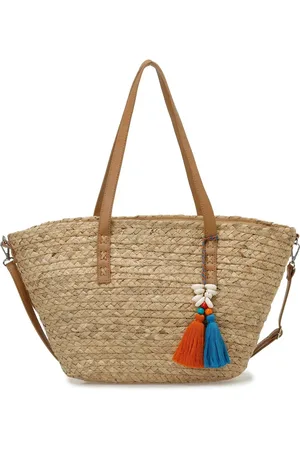 Butigo Wicker Kova Omz 4fx Sand Umhängetasche für Damen - One Size