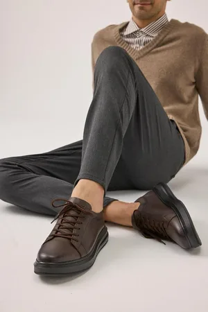 YAYA Braune Freizeitschuhe Aus Echtem Leder für Herren - 44