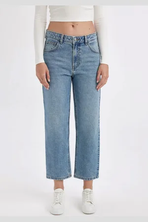 DeFacto Boyfriend-jeans Mit Hoher Taille Und Knöchellänge für Damen - 42