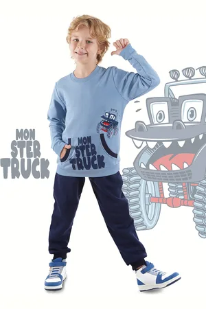 Denokids Truck Monster Trainingsanzug-set Für Jungen für Herren - >7 Jahre
