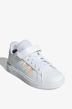 adidas Sportschuhe Im Colourblock-design Mit Klettverschluss Für Mädchen Grand Court 2.0 - 30