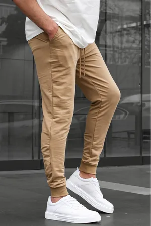 MADMEXT Hellbrauner Trainingsanzug Mit Elastischen Beinen für Herren - XL