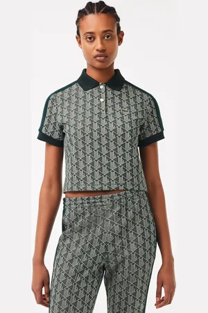 Lacoste Chemise Col Bord Cotes für Damen - 38