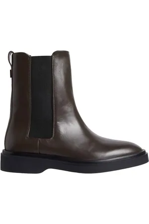 Calvin Klein Chelsea Boot Flat Top, Lth-modell für Damen - 41