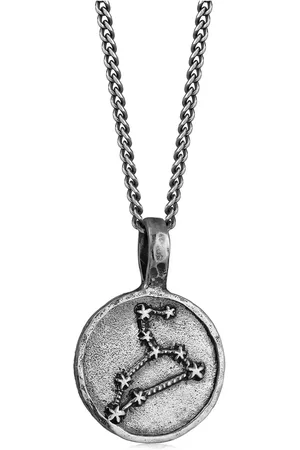 Haze & Glory Halskette Sternzeichen Sternbild Löwe Leo 925 Silber für Herren - 60 cm