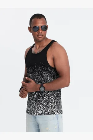 Ombre Clothing Tanktop Aus Baumwolle Mit Farbverlauf-druck V2 -001 S für Herren - S