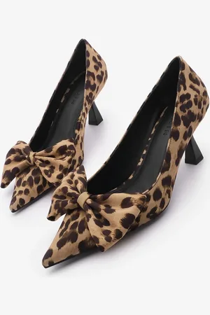 Marjin Esilas Stiletto Mit Leopardenmuster – Spitzer Zehenbereich Und Schleifendetail - 37
