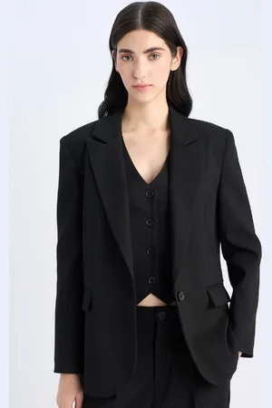 DeFacto Übergroße Blazerjacke Mit Breiter Passform für Damen - 38