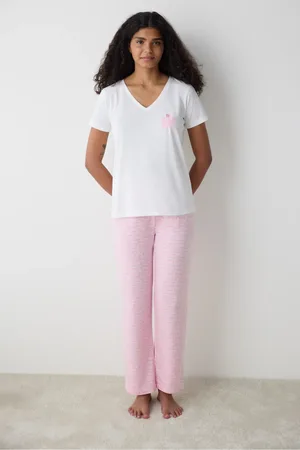Penti Pinkish Pants Hellrosa Pyjama-set für Damen - XS