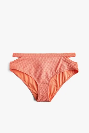 Koton Strukturierter Bikini-unterteil Mit Fenster-detail für Damen - 40