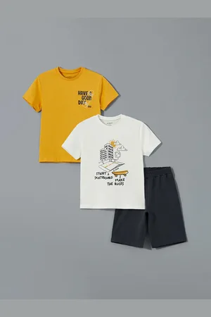 LC Waikiki Lcw Kids Jungen-trainingsanzug Mit Rundhalsausschnitt, Bedruckt, 3-teilig für Herren - 2–4 Jahre