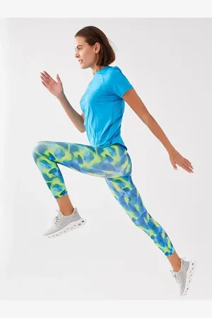 LC Waikiki Lcw Active Gemusterte Sport-leggings Mit Elastischem Bund für Damen - S