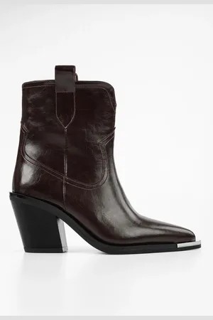 Shoeberry Cowboystiefel Bronc Brown Skin für Damen - 40