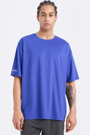 DeFacto Fit Boxy Fit Rundhalsausschnitt Rigging Bedrucktes, Bedrucktes Sport-kurzarm-t-shirt für Herren - S