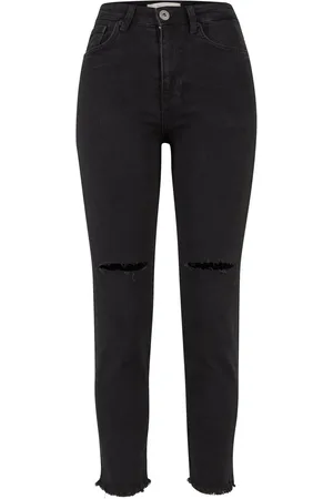 2Y 2y Ladies Destroyed Mom Fit Denim für Damen - 34