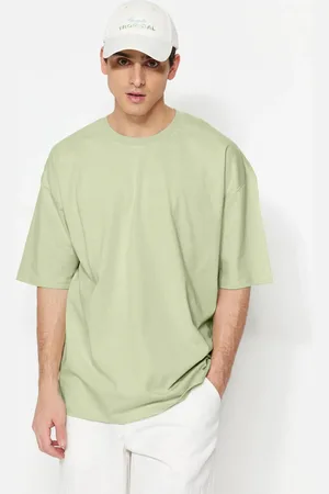 Trendyol Übergroßes T-shirt In Mint-farbe, 100 % - für Herren - M
