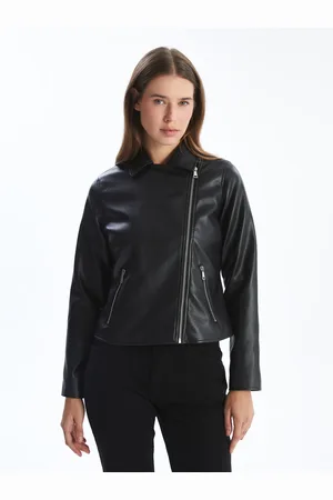 LC Waikiki Jacke In Lederoptik Mit Biker-kragen für Damen - 36