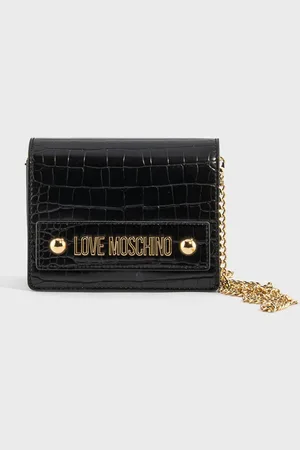 Moschino Schwarze Tasche Und Mädchen - One Size