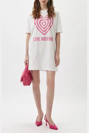Moschino Optisches Weisses /mädchenkleid - 46