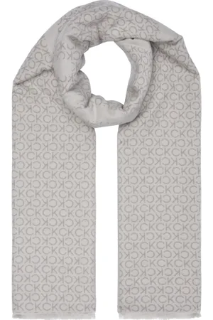 Calvin Klein Fringes Two-tone Mono Mw Scarf für Damen - One Size