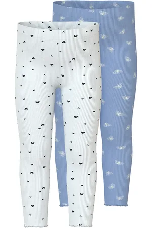 NAME IT Name ıt Helle Weiße Leggings Und Mädchen - 110