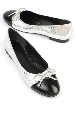 Capone Outfitters Zweiteilige Ballerinas Mit Runder Zehenpartie für Damen - 38