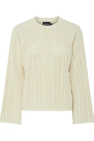 Pieces® Pullover Running Coconut 100 % Algodon-sweatshirt - S