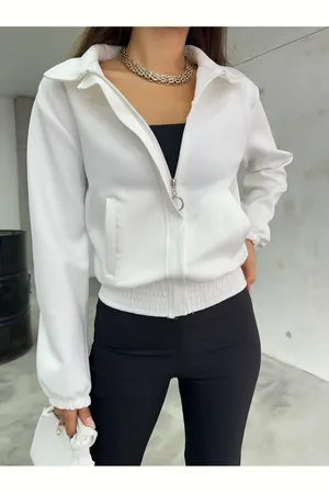 BİKELİFE Sport-scuba-jacke Mit Reißverschluss Und Elastischem Bund für Damen - L