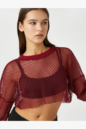 Koton Sport-sweatshirt Mit Mesh-fensterdetail für Damen - XS