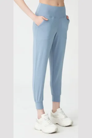LOS OJOS Jogginghose Mit Hoher Taille In Und Grau für Damen - XS