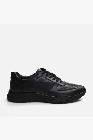 YAYA Schwarze Sportschuhe Aus Echtem Leder für Herren - 44