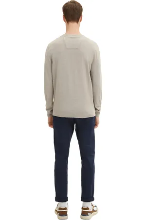 TOM TAILOR Strickpullover Pullover R-ausschnitt für Herren - 3XL