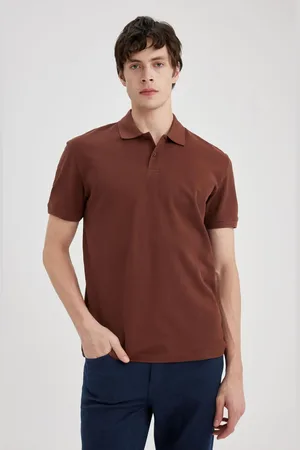 DeFacto Neues Kurzarm-poloshirt Mit Normaler Passform C1293ax24sp für Herren - XL