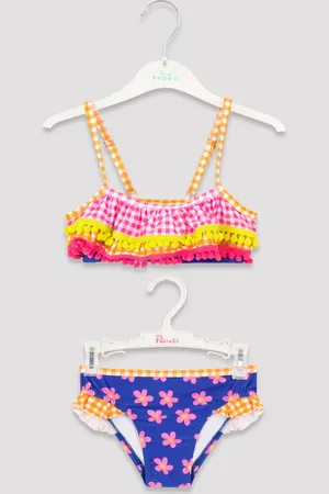 Penti Mehrfarbiges Bikini-set Mit Karo- Und Blumenmuster Für Mädchen für Damen - 7–8 Jahre