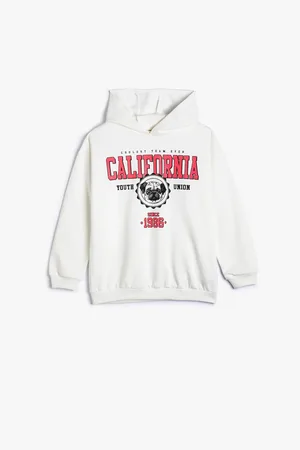 Koton Kapuzenpullover „raised California“ Bedruckt für Damen - 6–8 Jahre